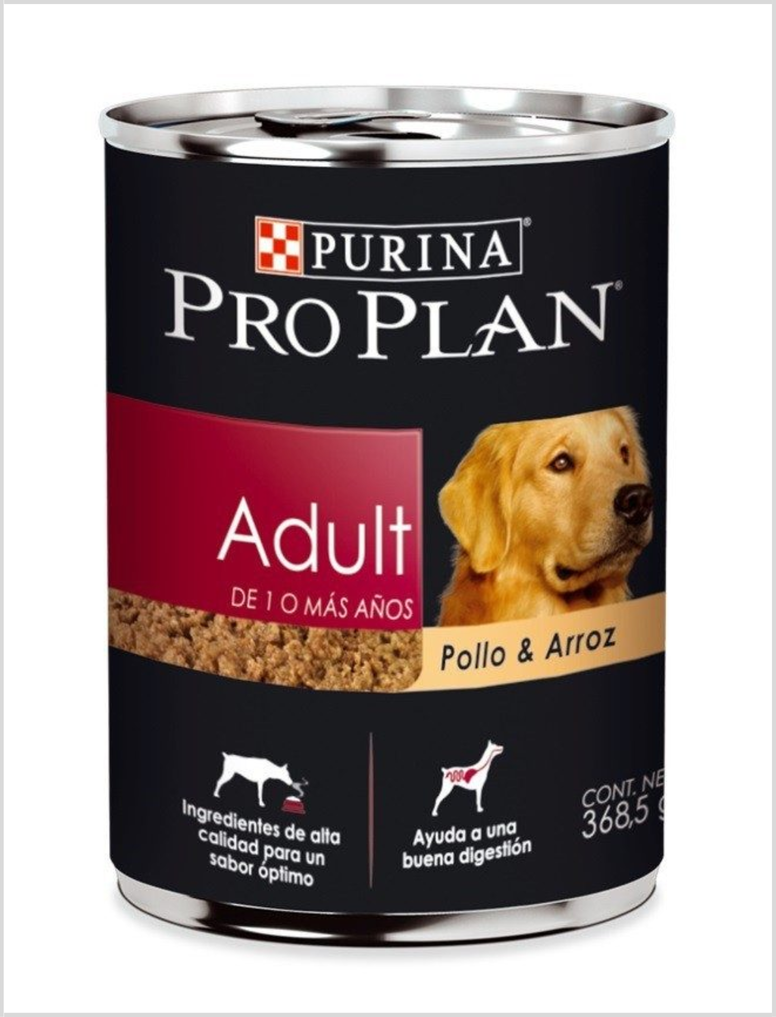 Lata pro plan adulto pollo y arroz